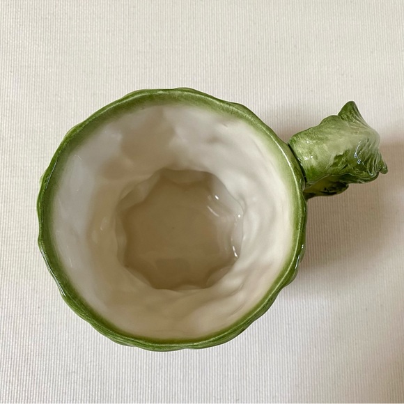 VINTAGE FITZ & FLOYD 1988 VEGETABLE GARDEN TURNIP MUG, HAND PAINTED - Picture 7 of 7